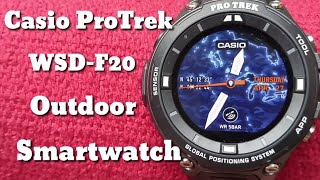 Casio ProTrek WSD-F20 : Create and Follow a Route