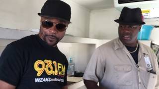 DJ Haz Matthews tours the Bridgeport Mobile Market truck