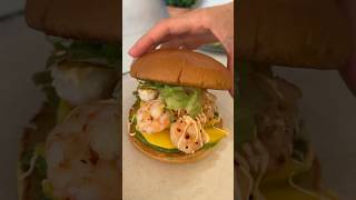 Shrimp burger 🍤🍔 #recipe #food #howto