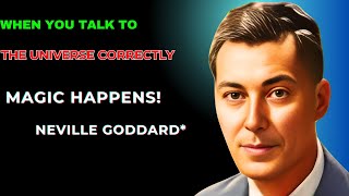 "When You Talk to the Universe Correctly, Magic Happens " NEVILLE GODDARD TEACHING ||