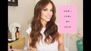 How I get my Beachy Waves Using the Babyliss Pro 1 inch Curling iron