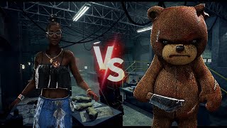 Dead by Daylight Claudette Morel vs Naughty Bear (no commentary)