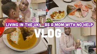 LIFE OF A MOM IN THE UK🇬🇧WITHOUT HELP/DITL OF A STAY AT HOME MOM &TODDLER