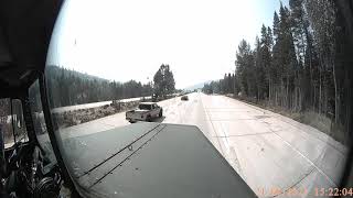 m920 driving thru Donner pass i80wb