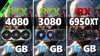 RTX 4080 vs RTX 3080 vs RX 6950 XT | Teste de FPS em 6 JOGOS em 2022