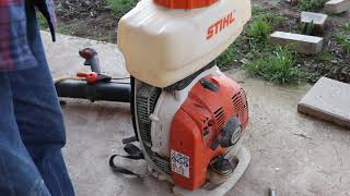 расконсервация техники stihl sr450