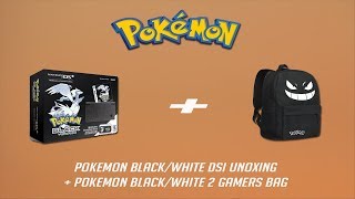 Unboxing Pokemon Reshiram/Zekrom Edition Dsi + B/W Gameplay