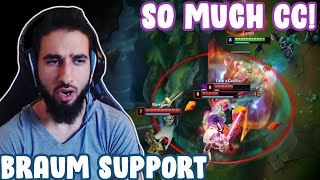 Braum Support is Strong Even With Rusty Play (Braum + Ashe Combo!) / League of Legends