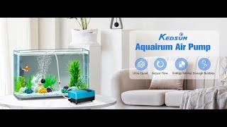 KEDSUM Quietest Aquarium Air Pump