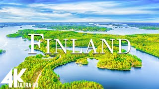 FLYING OVER FINLAND (4K UHD) – расслабляющая музыка и красивые видеоролики о природе