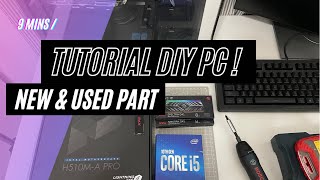 TUTORIAL- INSTALLATION / PEMASANGAN DIY PC INTEL 10 GEN. Intel 5 10400, MSI H510m-a Pro, XPG D41 8GB