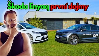 Škoda Enyaq první dojmy model 2024 a 2023 | Konkurence pro Teslu Y ? zkusíme je porovnat!