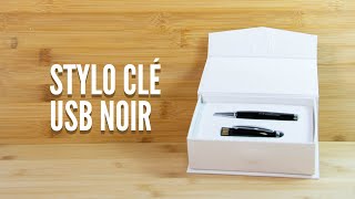 STYLO CLÉ USB NOIR