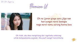 SOLAR & MOONBYUL - PROMISE U [Super Easy Romanized Lyrics | Sub Indo]