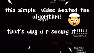 this video beated  YouTube algorithm!🤯🤯  here's how!