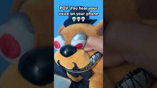 Hearing your voice on the phone be like🤣💀💀#fnaf #fnafplush #fnafmemes #fnafmovie #funny