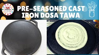 Pre-Seasoned Cast Iron Dosa Tawa | How To Use, Clean & How To Maintain Cast Iron Cookware In Telugu