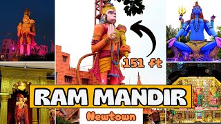 Largest Bajrangabali & Shiva Statue in Kolkata 🛕 | Ram Mandir Newtown | কি করে আসবেন? Timing কি?