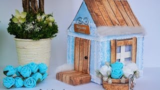 DIY Новогодний домик. Легко и красиво! Мастер класс \ Christmas house