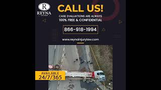 Help for the injured after truck accidents is always just one call away at Reyna Law Firm