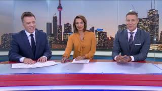 Global News Anchors find out about Edwin Encarnacion's walk off homer live on the air