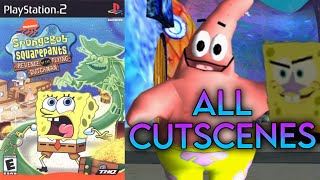 SpongeBob: Revenge of the Flying Dutchman - All Cutscenes GAME MOVIE (PS2)