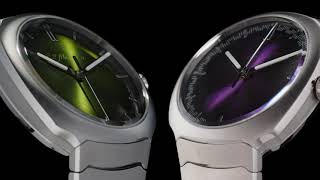 H. Moser & Cie. Streamliner Centre Seconds Matrix Green & Purple Haze