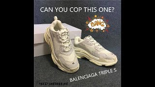 Balenciaga Triple S White First Look Review