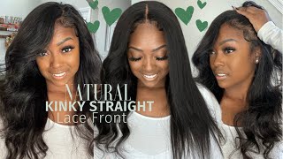 MUST SEE!!  This kinky straight wig looks like it's is Growing out of my scalp!!  Ft. Klaiyi Hair