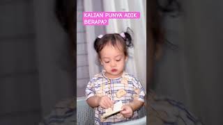 KALAU KK RISYA PUNYA ADIK 2 NIH😍🌟🎉 #viralvideo  #shorts