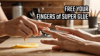 How to get super glue off your fingers / skin ! Or how not to!  Help - how do you get superglue off?