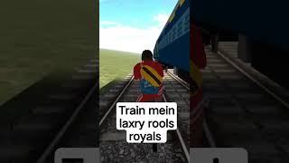 Train mein laxry rools royals #indian #bike #driving #3d #viral #short#video ##