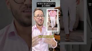 Camisa rosa clássica