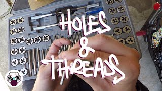 Re-tapping the exhaust bolt hole, for real this time | Tap and Die Set Unbox and How-to