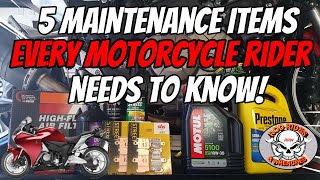 5 Maintenance Items Every Motorcycle Rider Needs to Know - Maintenance VFR1200F