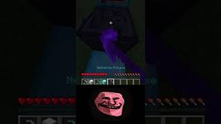 minecraft logic with troll face #shorts