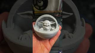 Baby Yoda 3D printed Turned out pretty sweet!