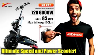 72V 6000W Dual Drive Electric Scooter Review: The Fastest E-Scooter In the EU USA Warehouse!