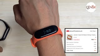 Xiaomi Mi Band 3 Orange Strap [ 36 Php @ Shopee ]