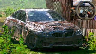 Rebuilding BMW Sport - Forza Horizon 5 - Logitech Steering Wheel Gameplay