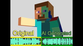 Minecraft - Sweden but an AI attempts to continuously generate more of the song