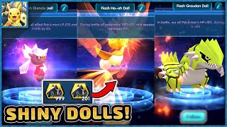 Buying ALL 3 Shiny Dolls from Recycle Event! - Pokeland Legends