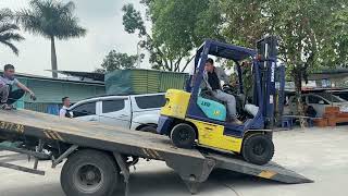 Xe nâng Nhật bãi giá rẻ : Bàn giao Komatsu 1,5 tấn về tay quý khách hàng ở Hưng Yên. Lh : 0941763133