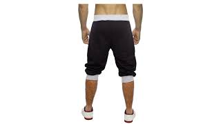 Bermuda Jogger Moletom Masculina 3/4 Shorts Casual Estiloso