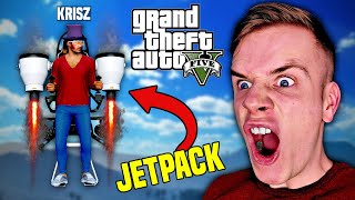 KIPRÓBÁLTUK A JETPACK-ET A GTA-BAN!! 🔥 | GTA 5 Online #25