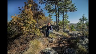 Flatside Pinnacle, climbing to the top