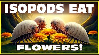 See How My Isopods React To Flowers And Shrimp! Isopod House Terrarium 4K