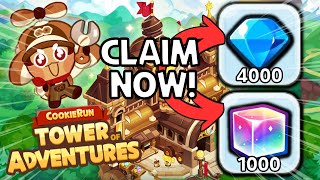 4000 Crystals to Grab! New CRK x Cookie Run: Tower of Adventures Collab!