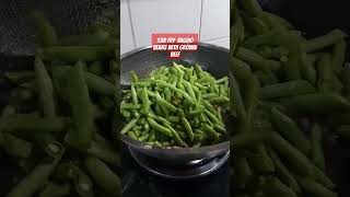 Stir fry Baguio Beans with ground beef#homecook #stirfry#vegetables #trending #viral #shorts