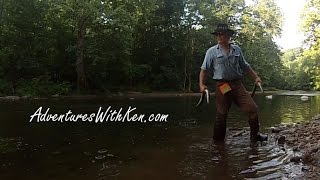 Eel Fishing | Watch Ken Beam fish for eels & show how to clean eels 7/28/2015